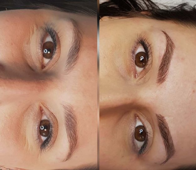 Samantha, Hair-stroke brows