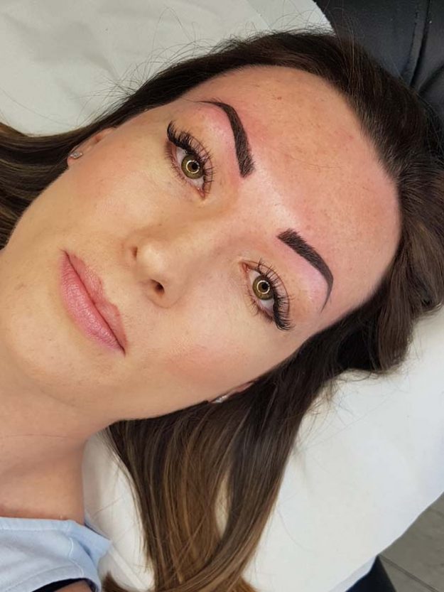 Powder Over Hair-Strokes